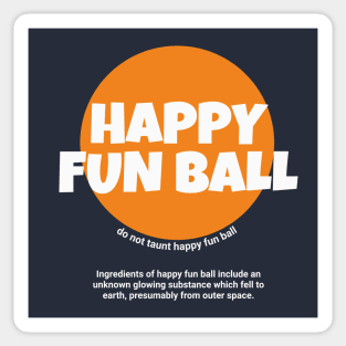 Happy Fun Ball Sticker